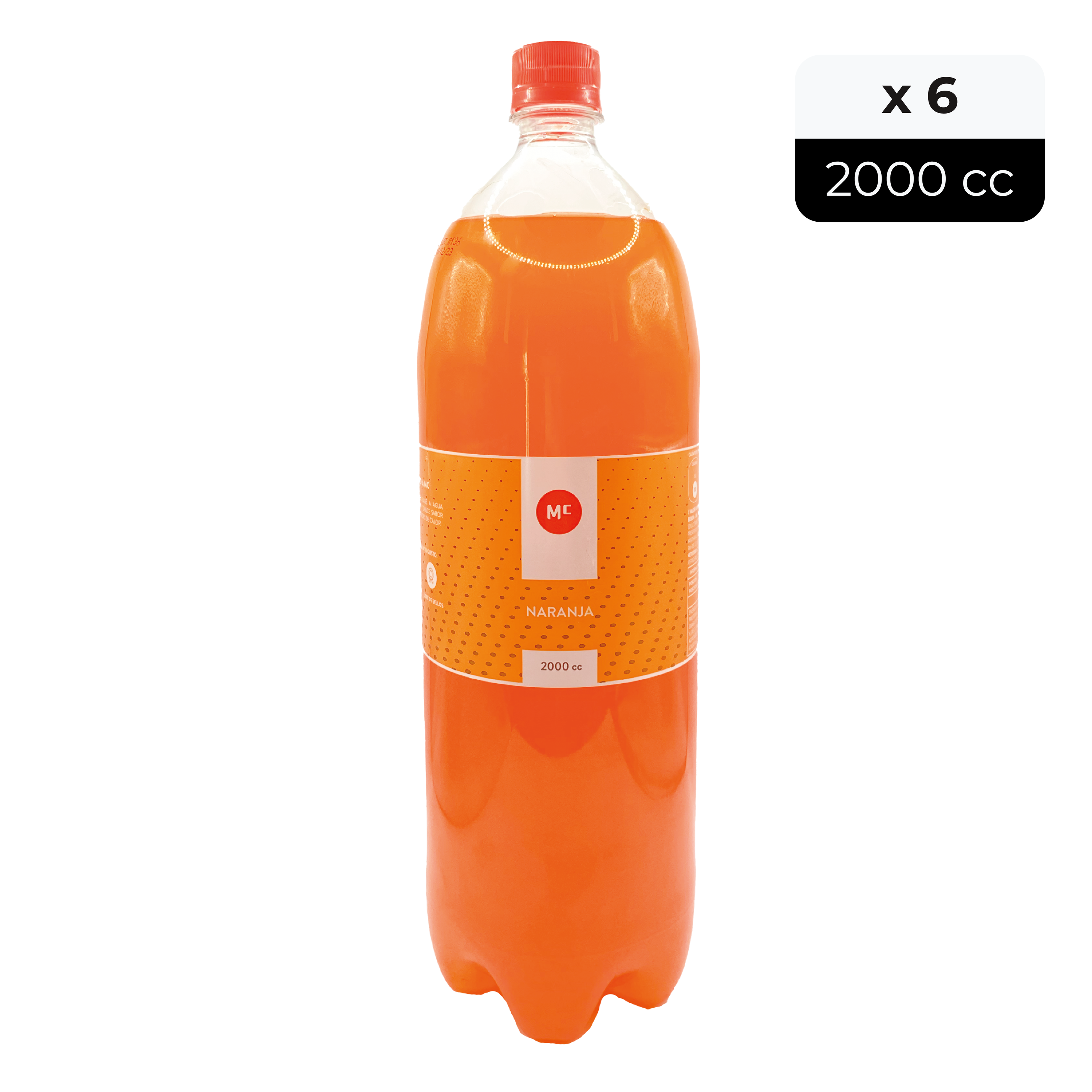 Bebida Mc Naranja 6 x 2000cc