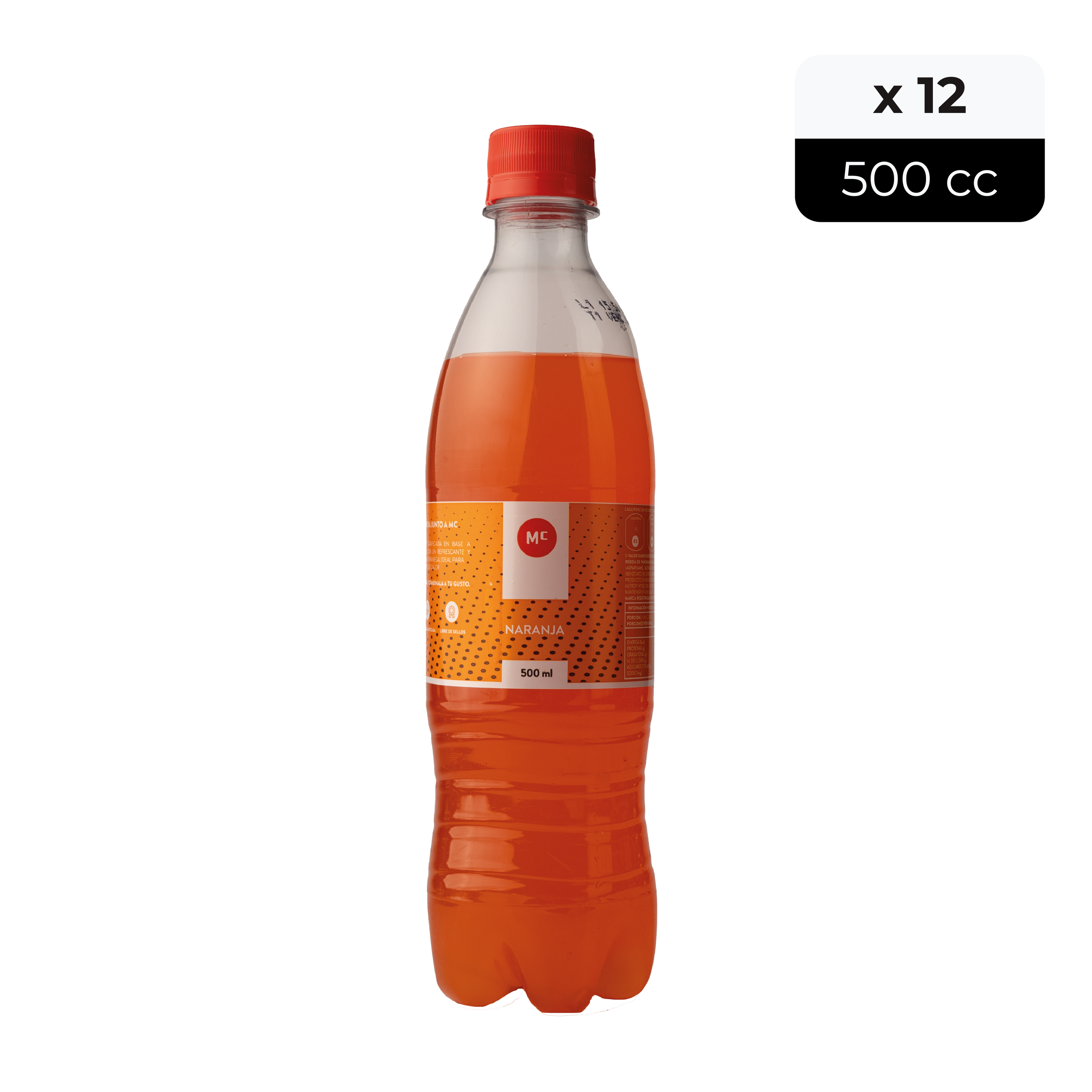Bebida Mc Naranja 500 cc
